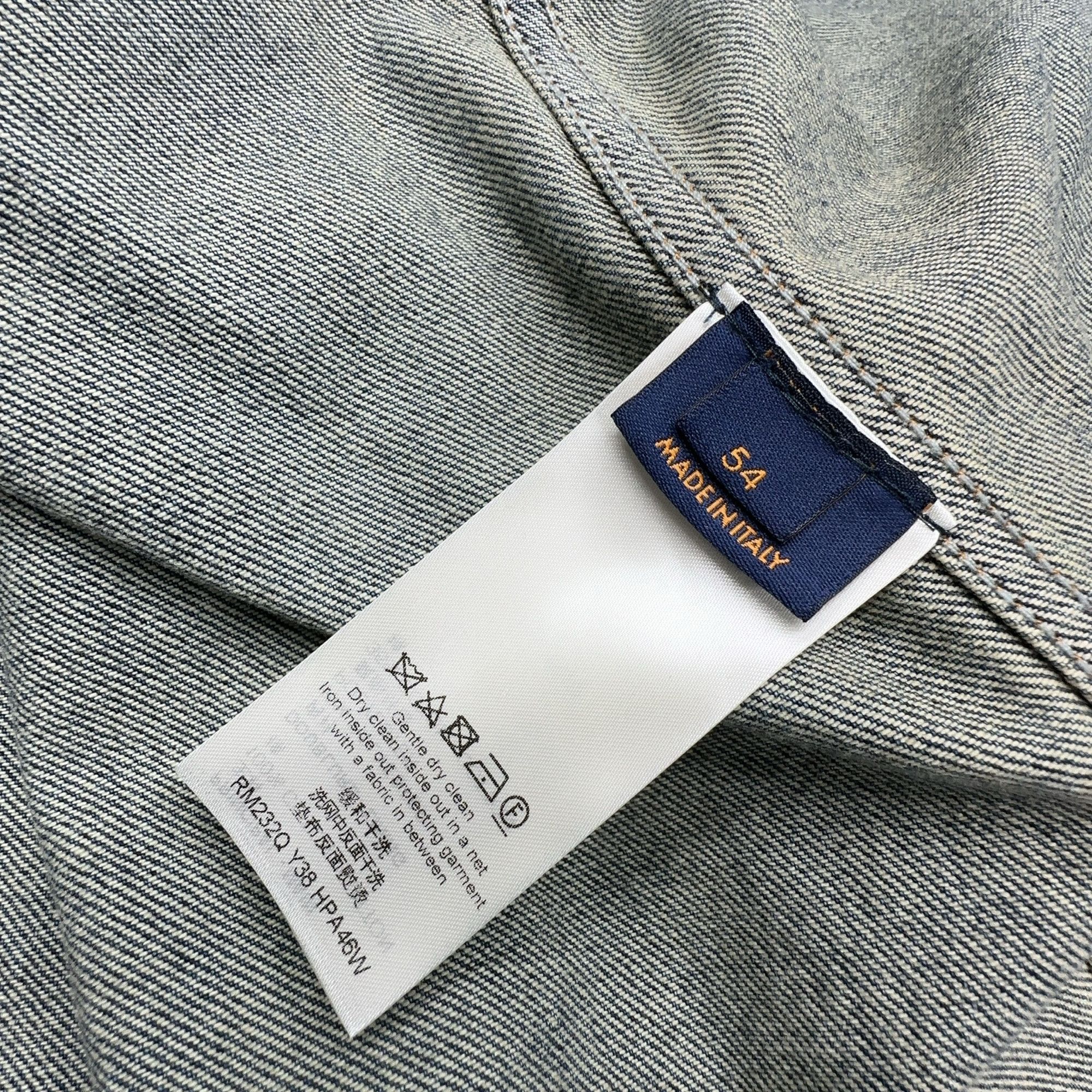 Louis Vuitton Louis Vuitton Monogram Denim Jacket Size L Size US L / EU 52-54 / 3 - 3 Thumbnail