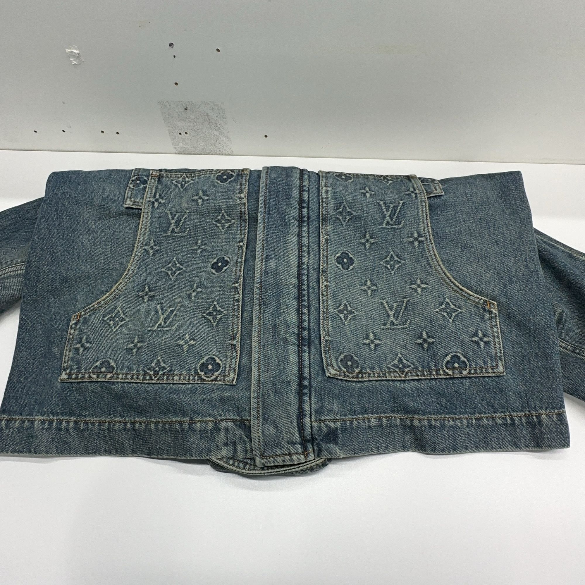 Louis Vuitton Louis Vuitton Monogram Denim Jacket Size L Size US L / EU 52-54 / 3 - 7 Thumbnail