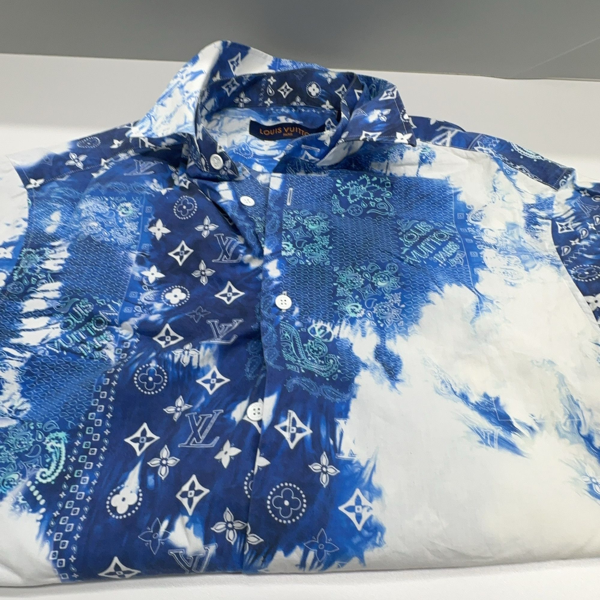 Louis Vuitton Louis Vuitton Bandana Logo Shirt XS Size US XS / EU 42 / 0 - 6 Thumbnail