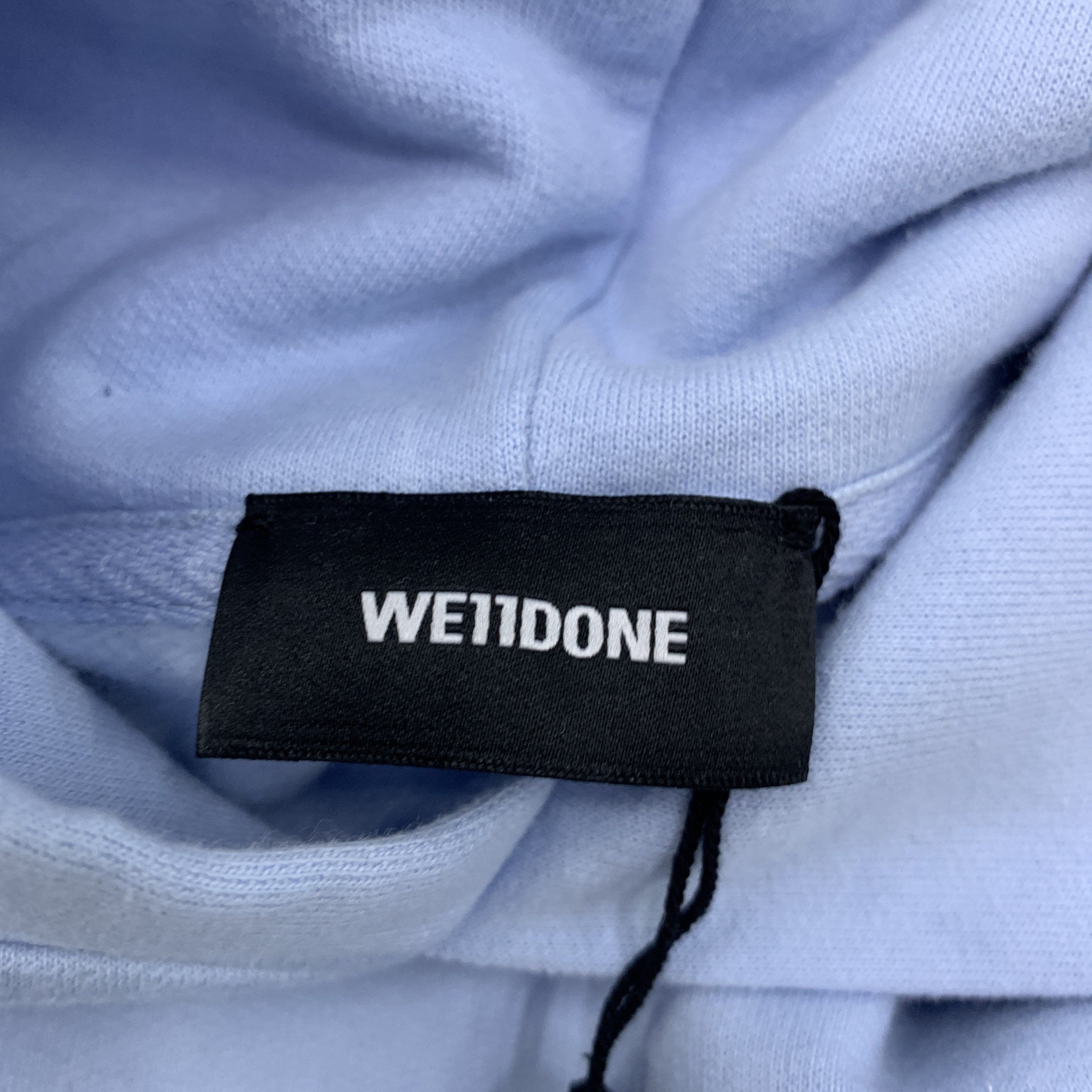 WE11DONE WE11DONE Sky Blue Hoodie Size M Size US M / EU 48-50 / 2 - 3 Thumbnail