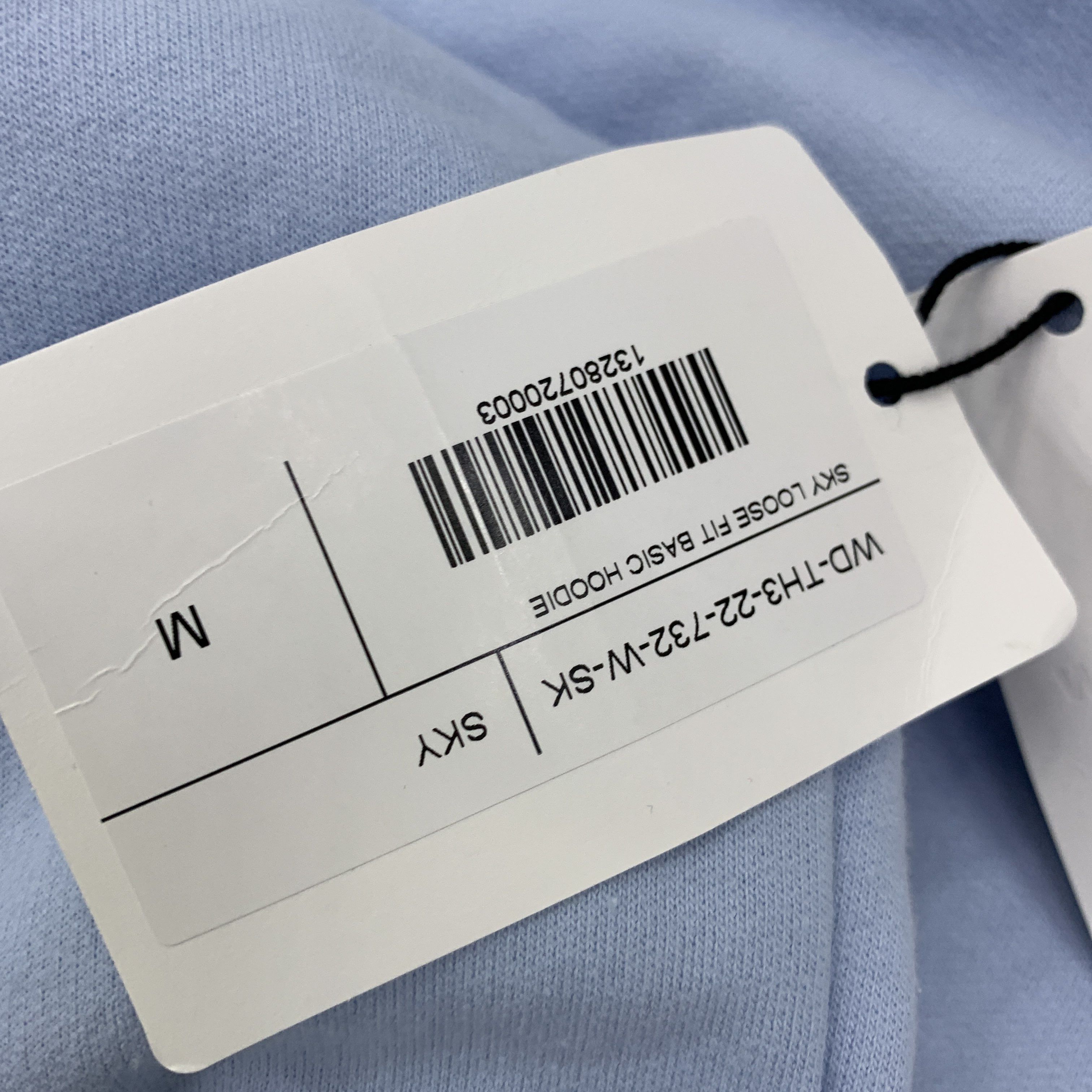 WE11DONE WE11DONE Sky Blue Hoodie Size M Size US M / EU 48-50 / 2 - 2 Thumbnail