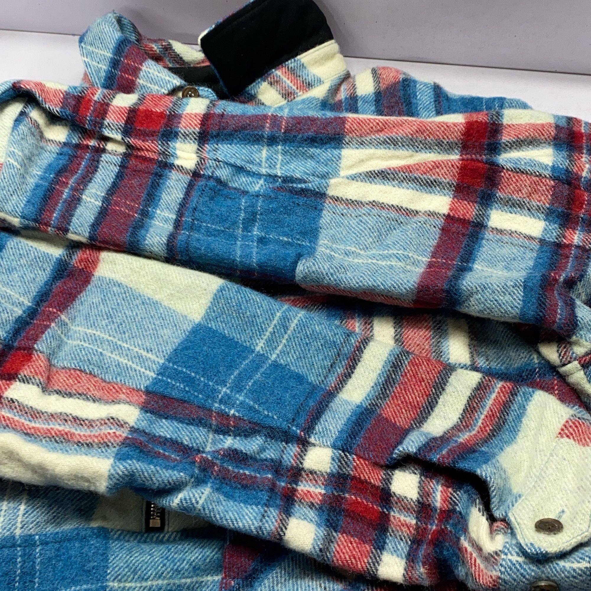 WE11DONE WE11DONE Plaid Half-Zip Shirt Size OS Size US M / EU 48-50 / 2 - 9 Thumbnail