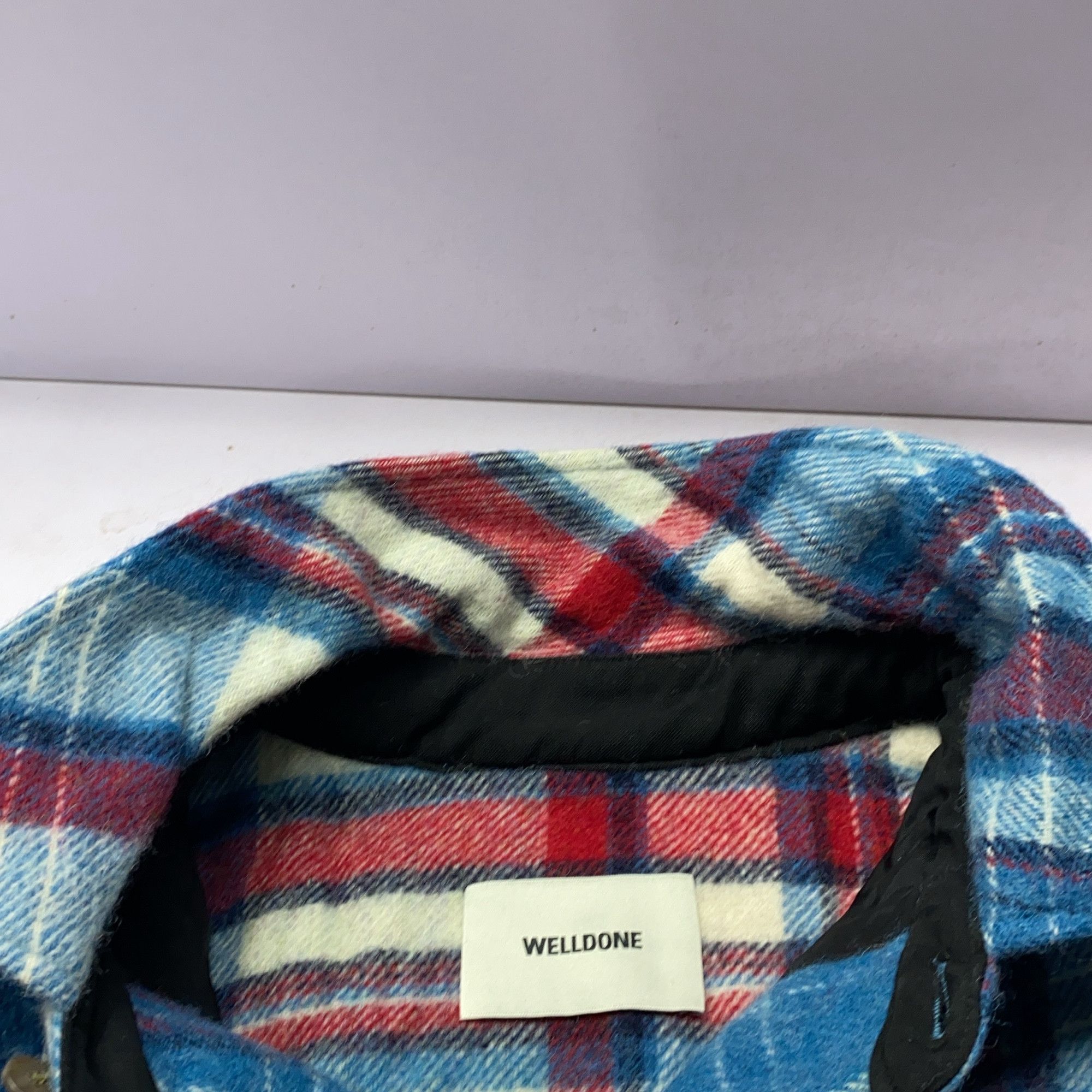 WE11DONE WE11DONE Plaid Half-Zip Shirt Size OS Size US M / EU 48-50 / 2 - 6 Thumbnail