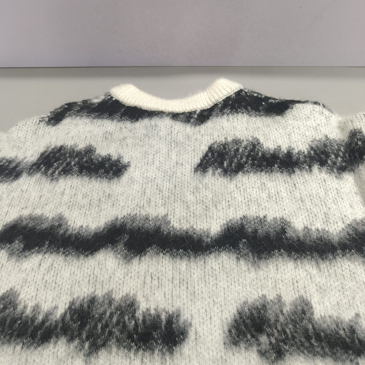 WE11DONE WE11DONE Striped Mohair Sweater Size M Size US M / EU 48-50 / 2 - 5 Thumbnail
