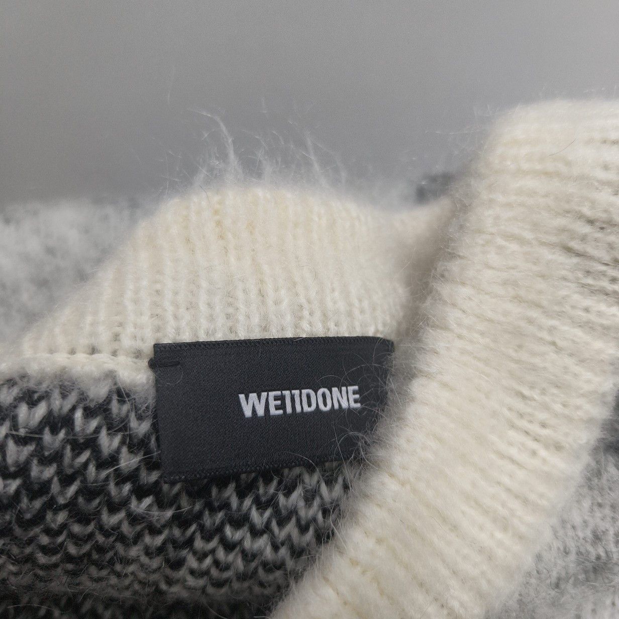 WE11DONE WE11DONE Striped Mohair Sweater Size M Size US M / EU 48-50 / 2 - 3 Thumbnail