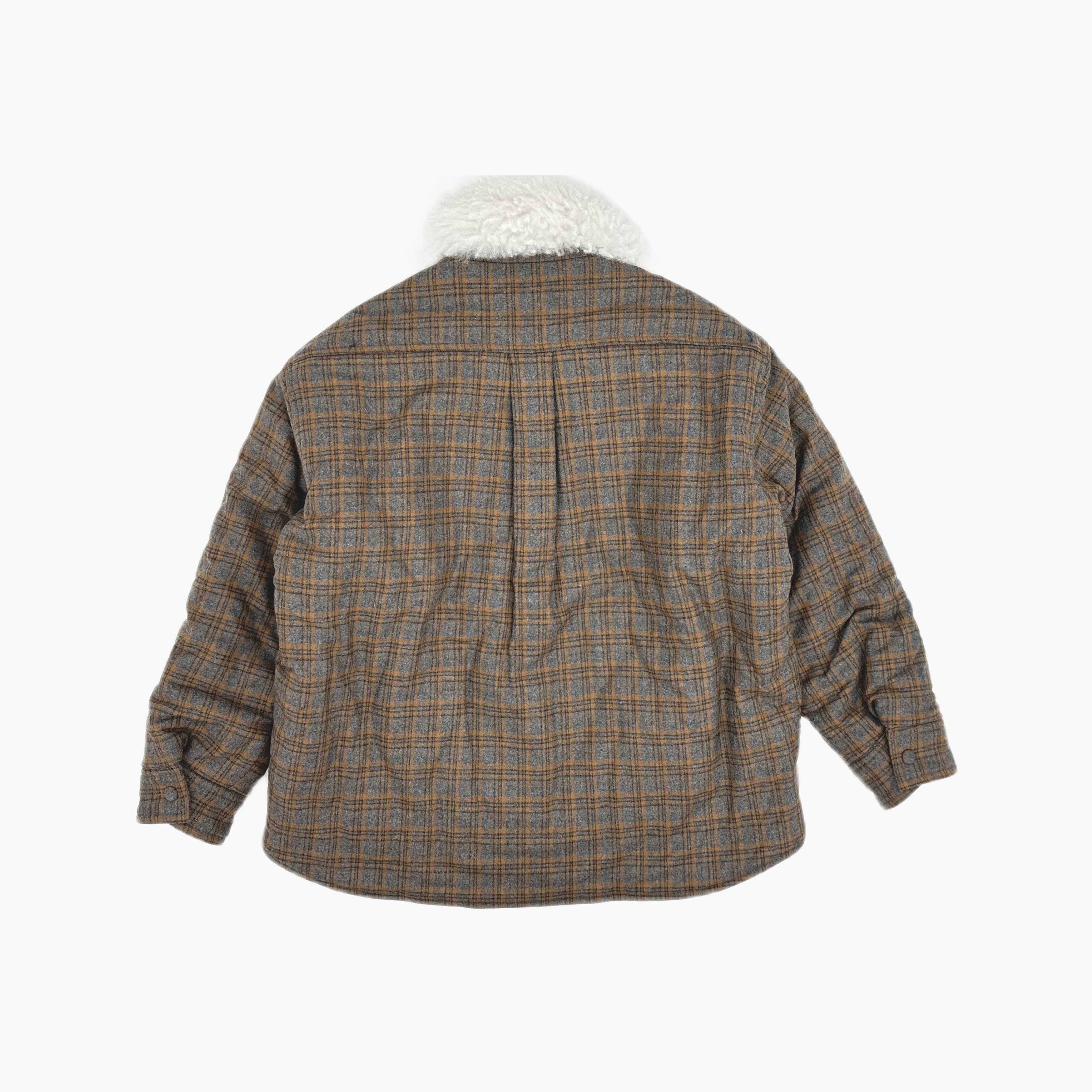 WE11DONE We11done Plaid Sherpa Collar Padded Jacket Size S Size S / US 4 / IT 40 - 2 Thumbnail