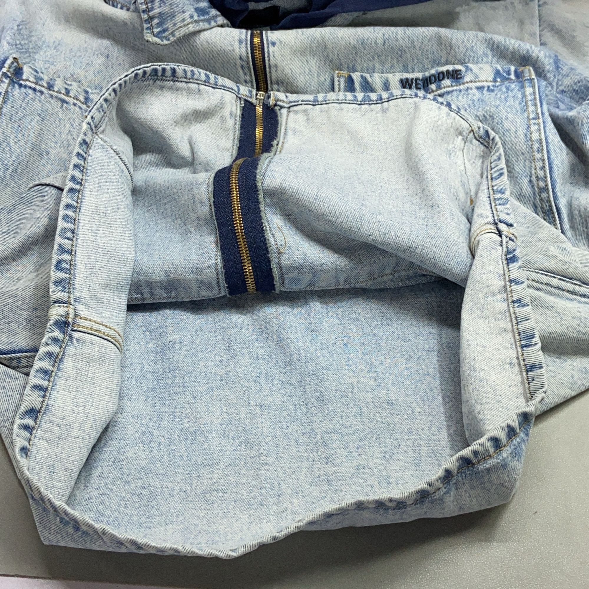 WE11DONE WE11DONE Layered Denim Jacket Size S Size US S / EU 44-46 / 1 - 12 Thumbnail