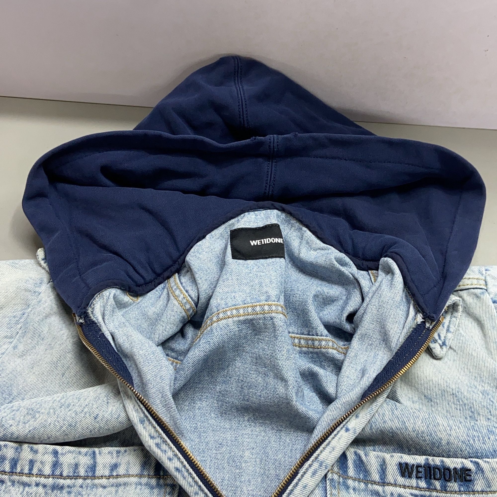 WE11DONE WE11DONE Layered Denim Jacket Size S Size US S / EU 44-46 / 1 - 8 Thumbnail