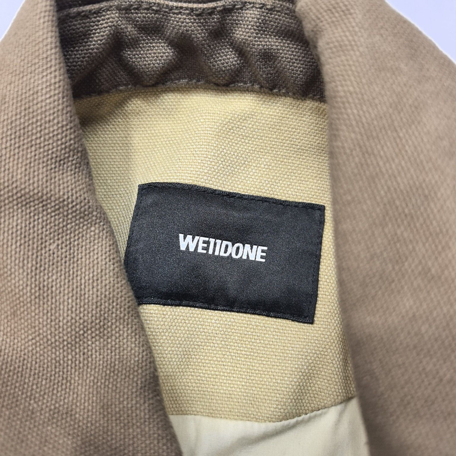 WE11DONE WE11DONE Beige Washed Work Jacket Size M Size M / US 6-8 / IT 42-44 - 3 Thumbnail