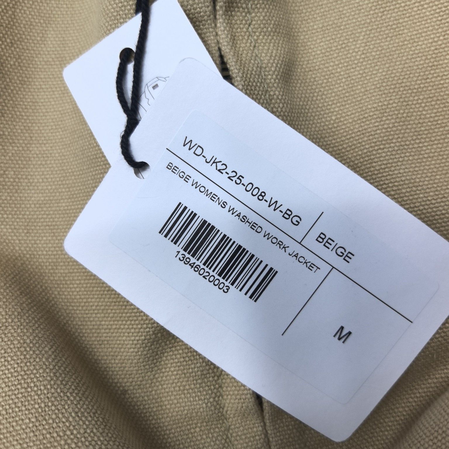WE11DONE WE11DONE Beige Washed Work Jacket Size M Size M / US 6-8 / IT 42-44 - 5 Thumbnail