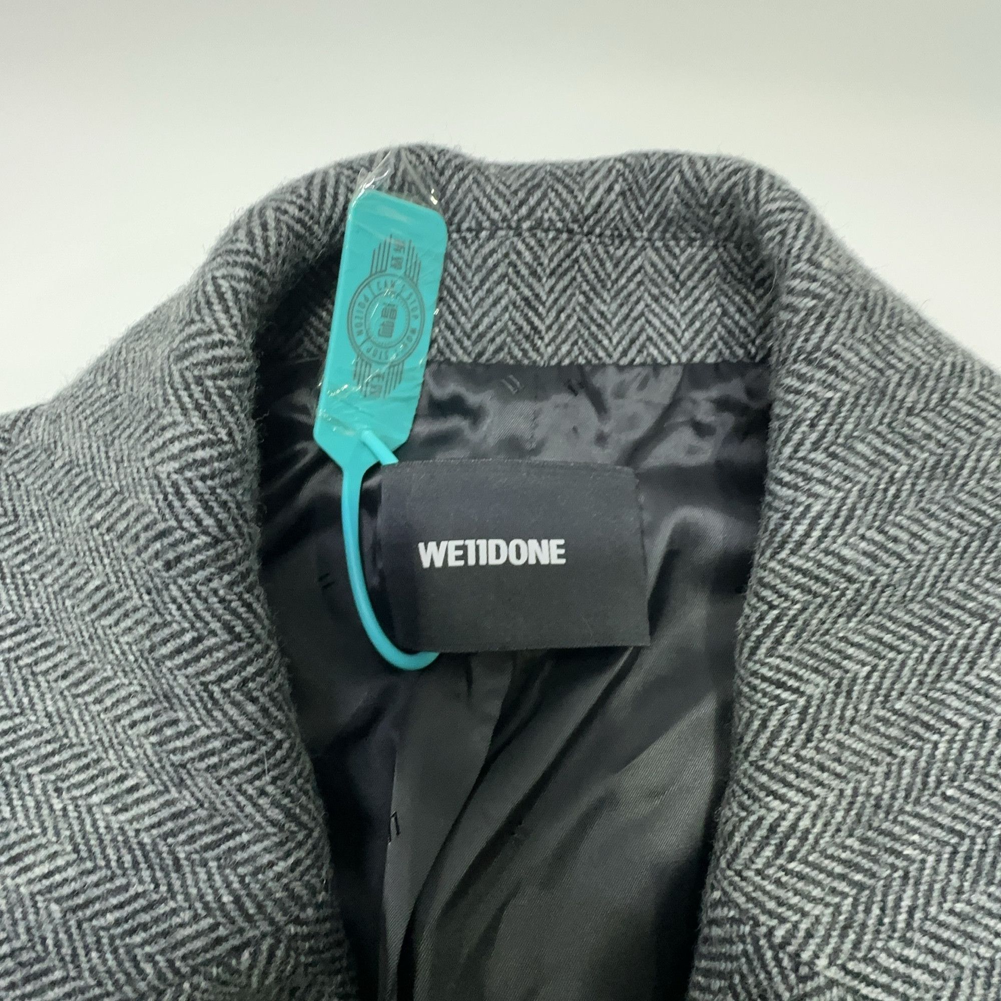 WE11DONE WE11DONE Herringbone Wool Blend Blazer Size S Size S / US 4 / IT 40 - 3 Thumbnail