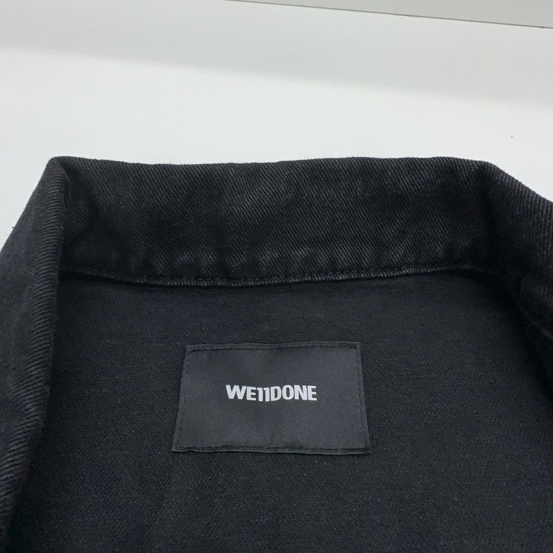 WE11DONE WE11DONE Logo Zipper Denim Jacket Size XL Size US XL / EU 56 / 4 - 4 Thumbnail