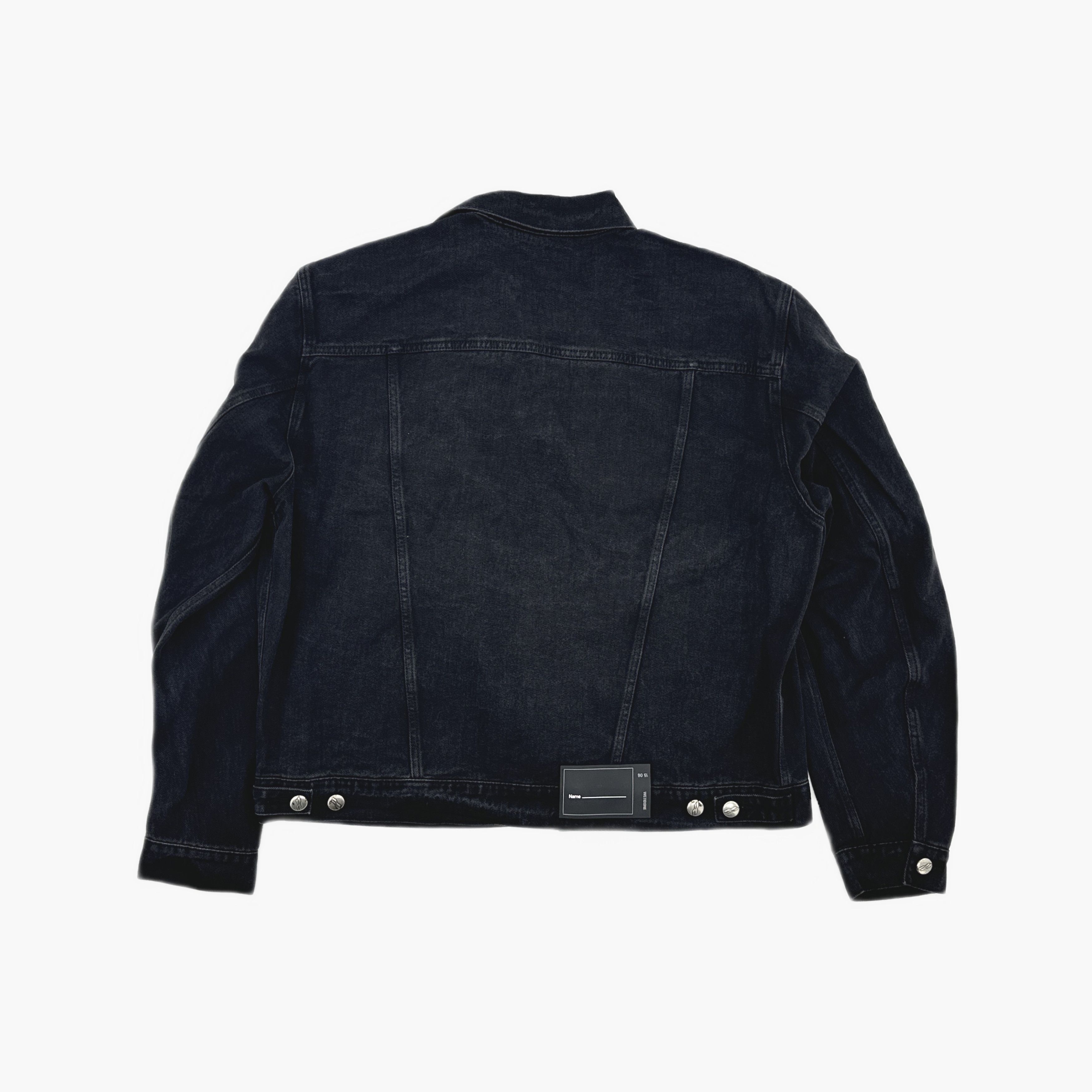 WE11DONE WE11DONE Logo Zipper Denim Jacket Size XL Size US XL / EU 56 / 4 - 2 Thumbnail
