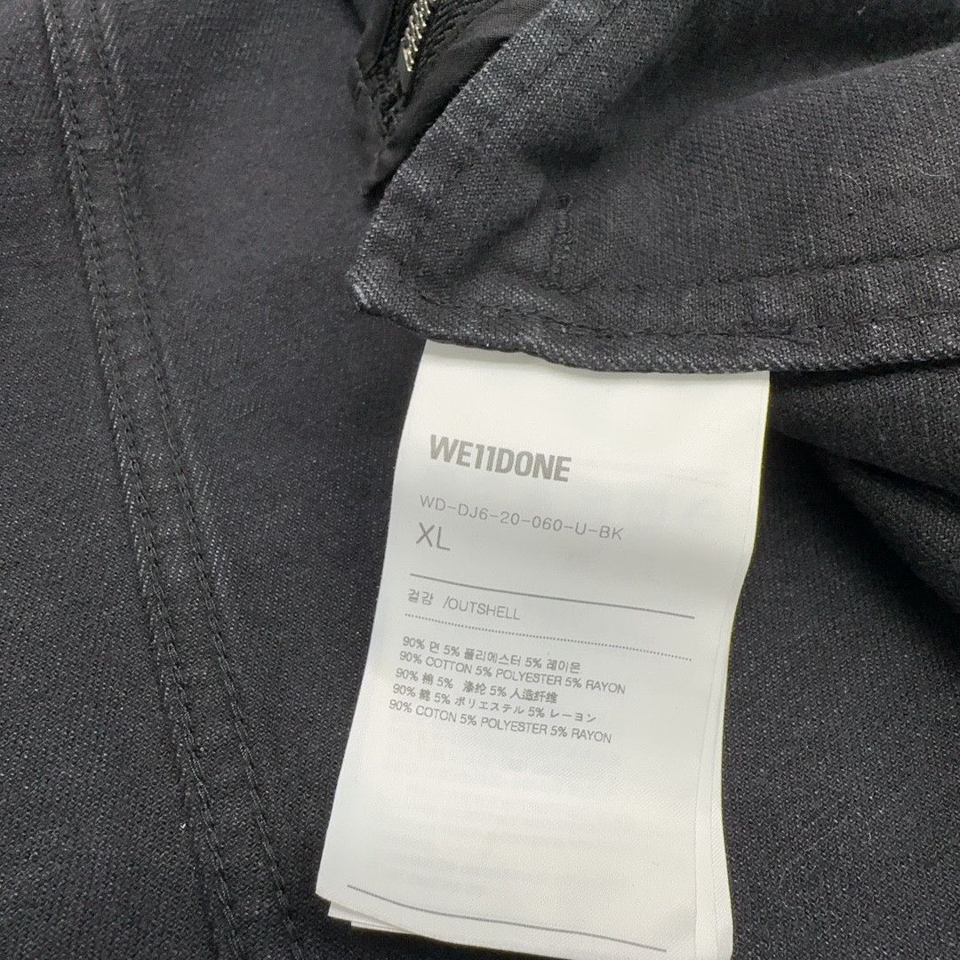 WE11DONE WE11DONE Logo Zipper Denim Jacket Size XL Size US XL / EU 56 / 4 - 6 Thumbnail