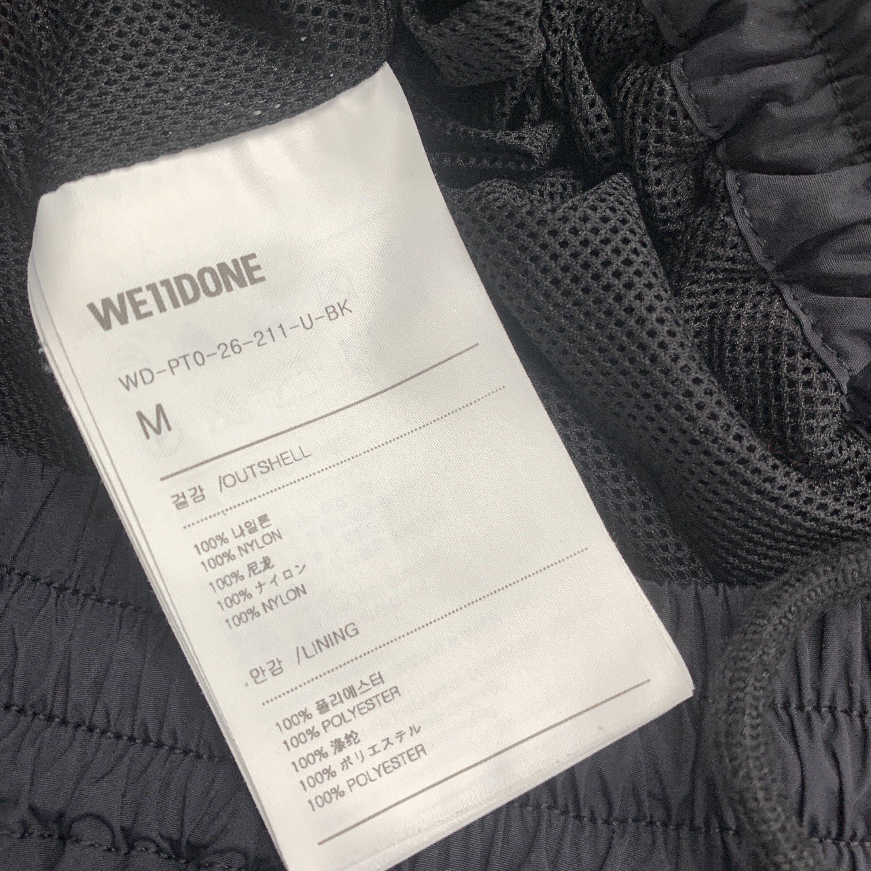 WE11DONE WE11DONE Logo Tape Track Pants Size M Size US 32 / EU 48 - 3 Thumbnail