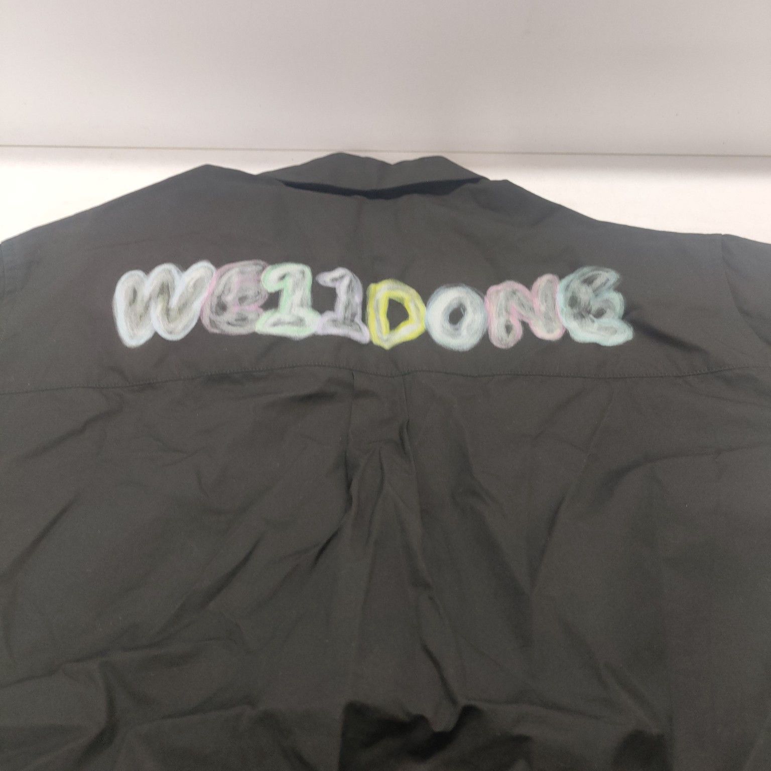 WE11DONE WE11DONE Multi-Logo Button Up Shirt Size XS Size US XS / EU 42 / 0 - 6 Thumbnail