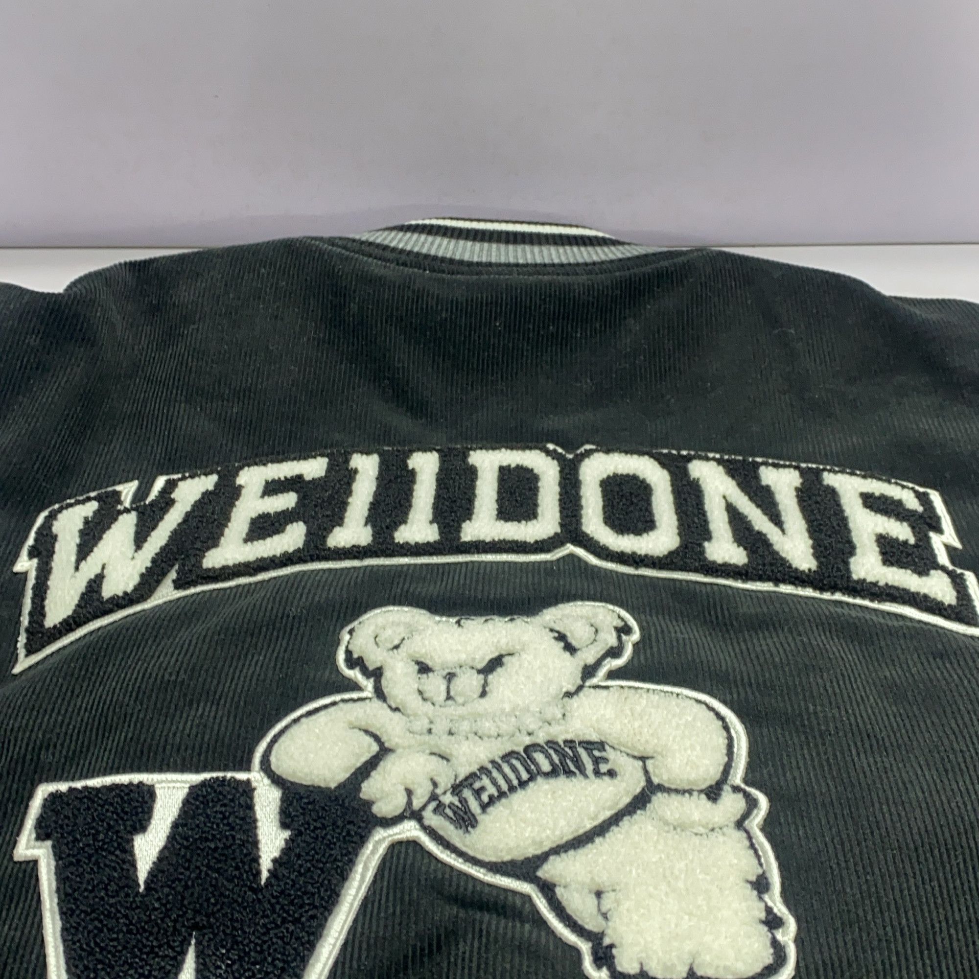 WE11DONE WE11DONE Bear Corduroy Varsity Jacket Size L Size L / US 10 / IT 46 - 9 Thumbnail