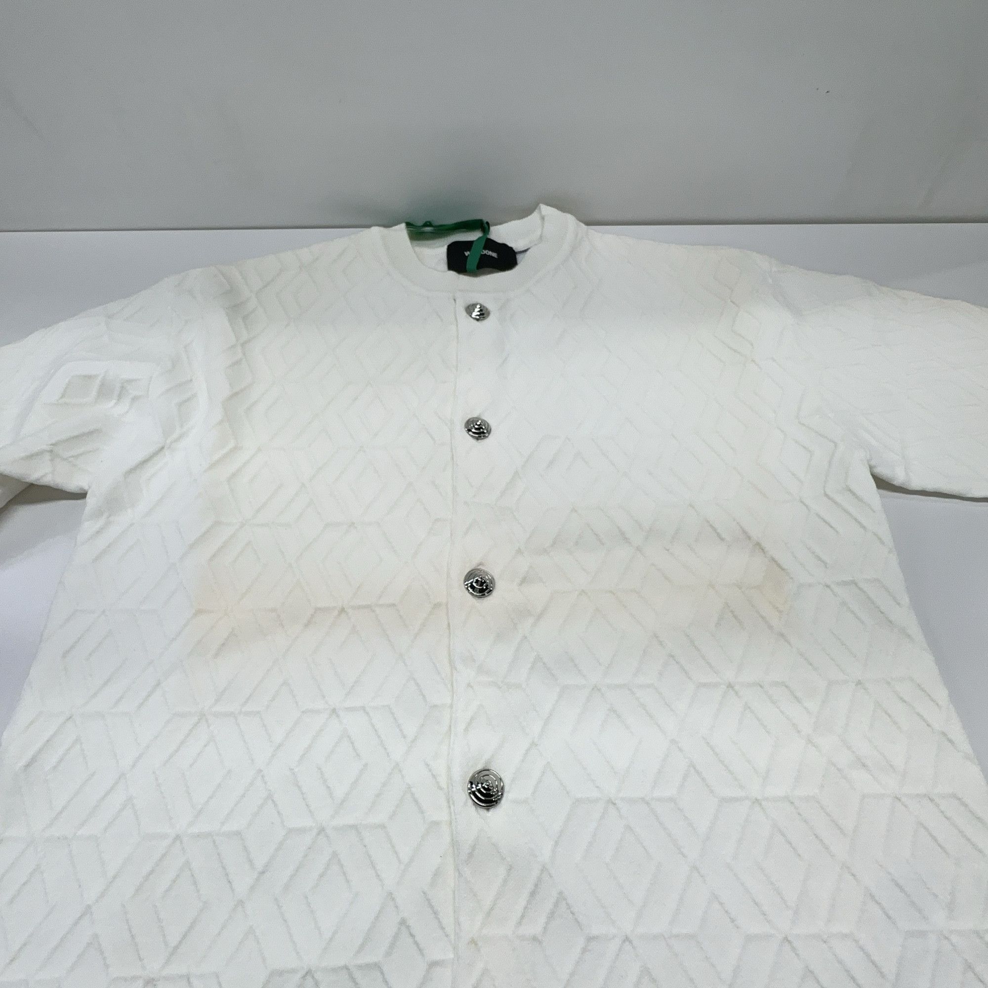 WE11DONE WE11DONE Geometric Jacquard Cardigan Size M Size US M / EU 48-50 / 2 - 5 Thumbnail