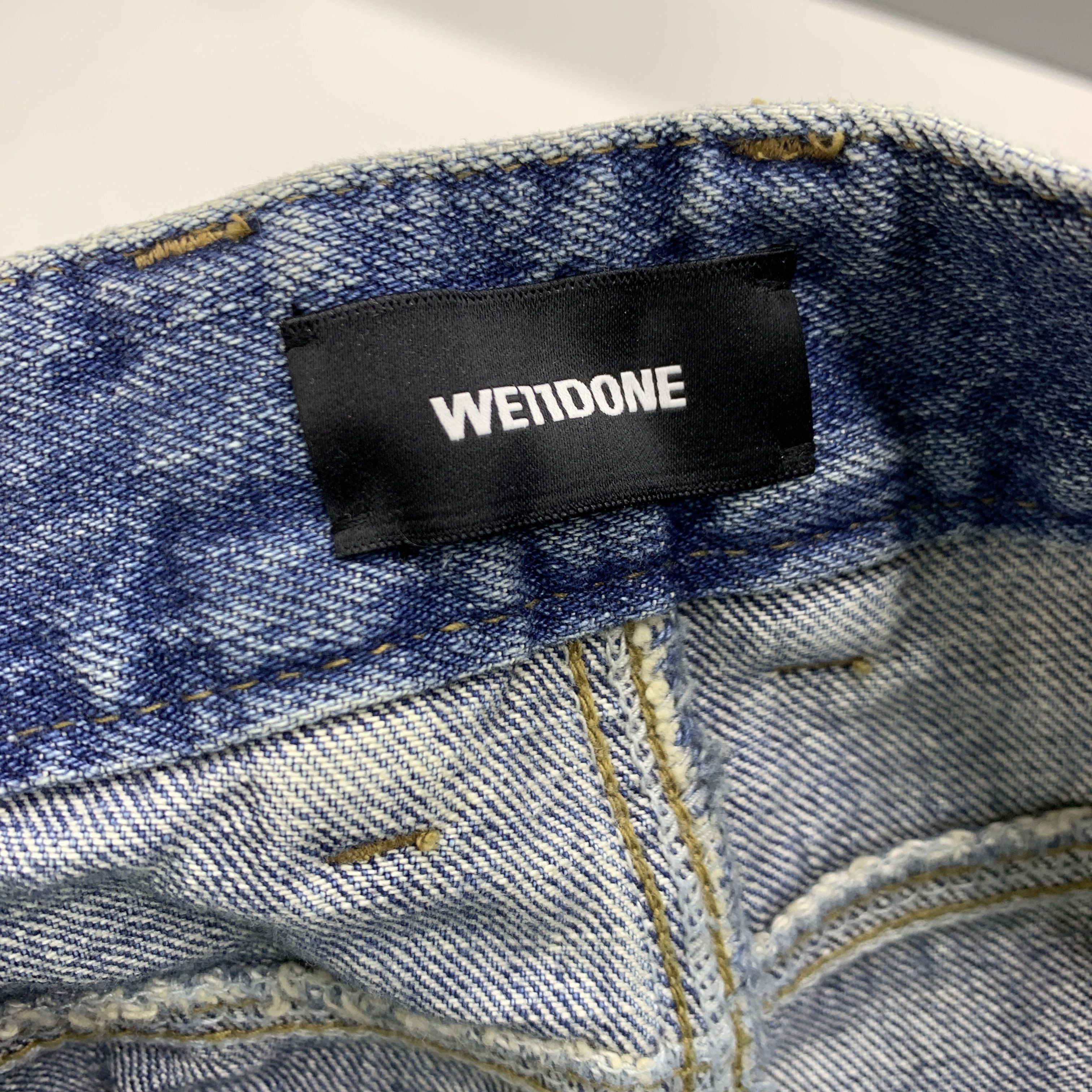WE11DONE WE11DONE Distressed Denim Jeans Size L Size US 34 / EU 50 - 2 Thumbnail