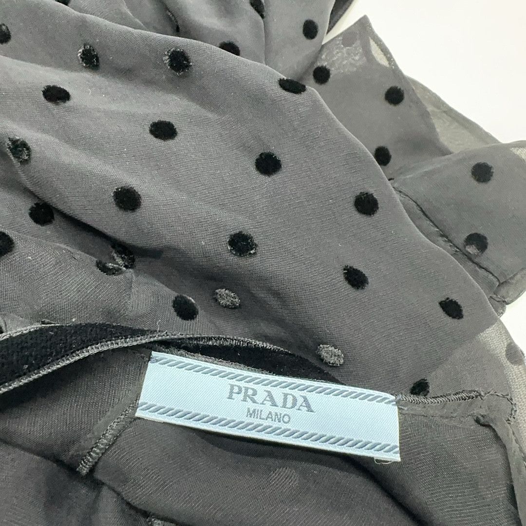 Prada Prada Polka Dot Blouse Size 38 Size XS / US 0-2 / IT 36-38 - 6 Thumbnail
