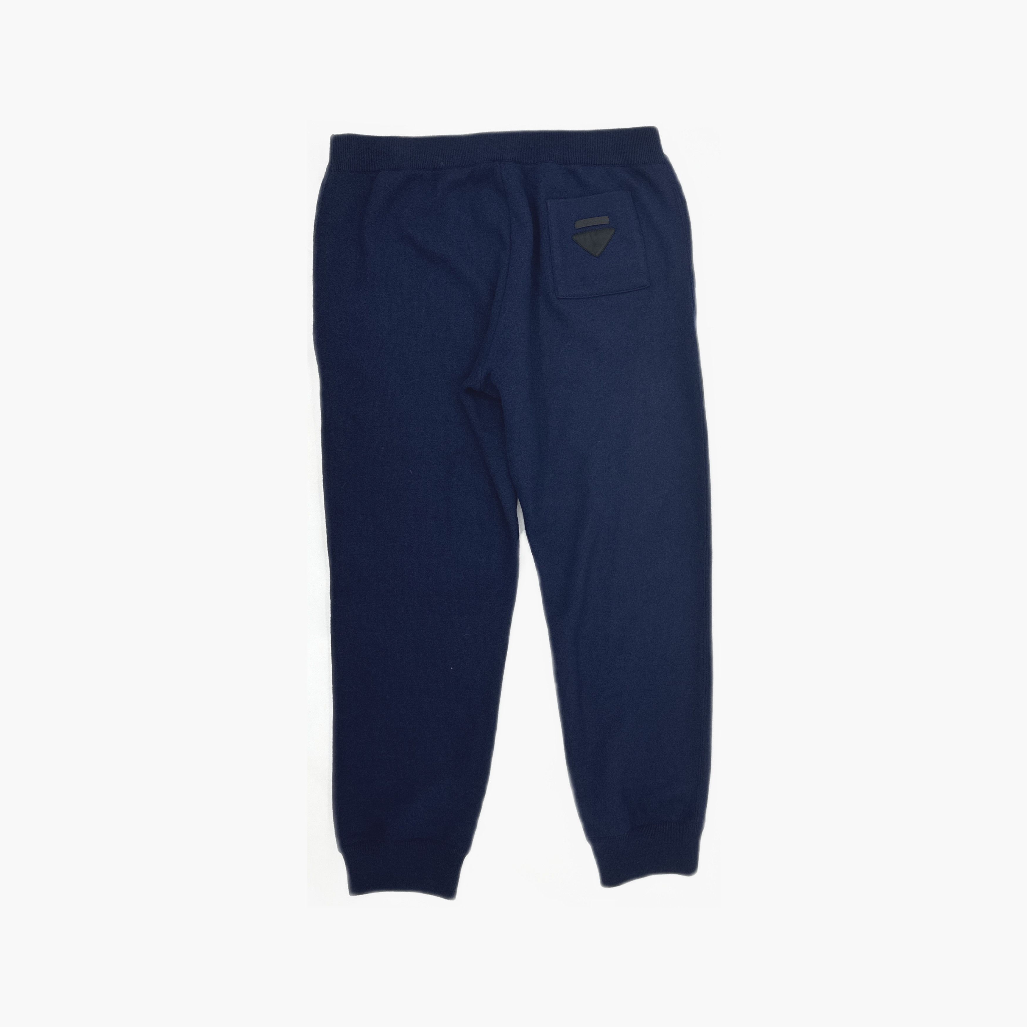 Prada Prada Triangle Logo Cashmere Sweatpants Size 54 Size US 38 / EU 54 - 2 Thumbnail