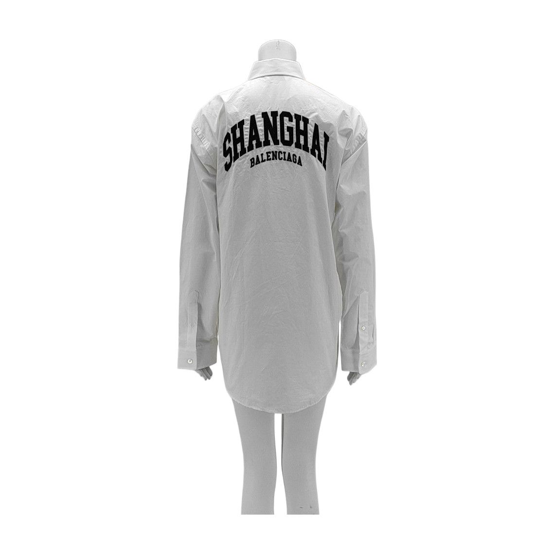 Balenciaga Balenciaga Shanghai Logo Button Up Shirt Size 34 Size XS / US 0-2 / IT 36-38 - 2 Thumbnail