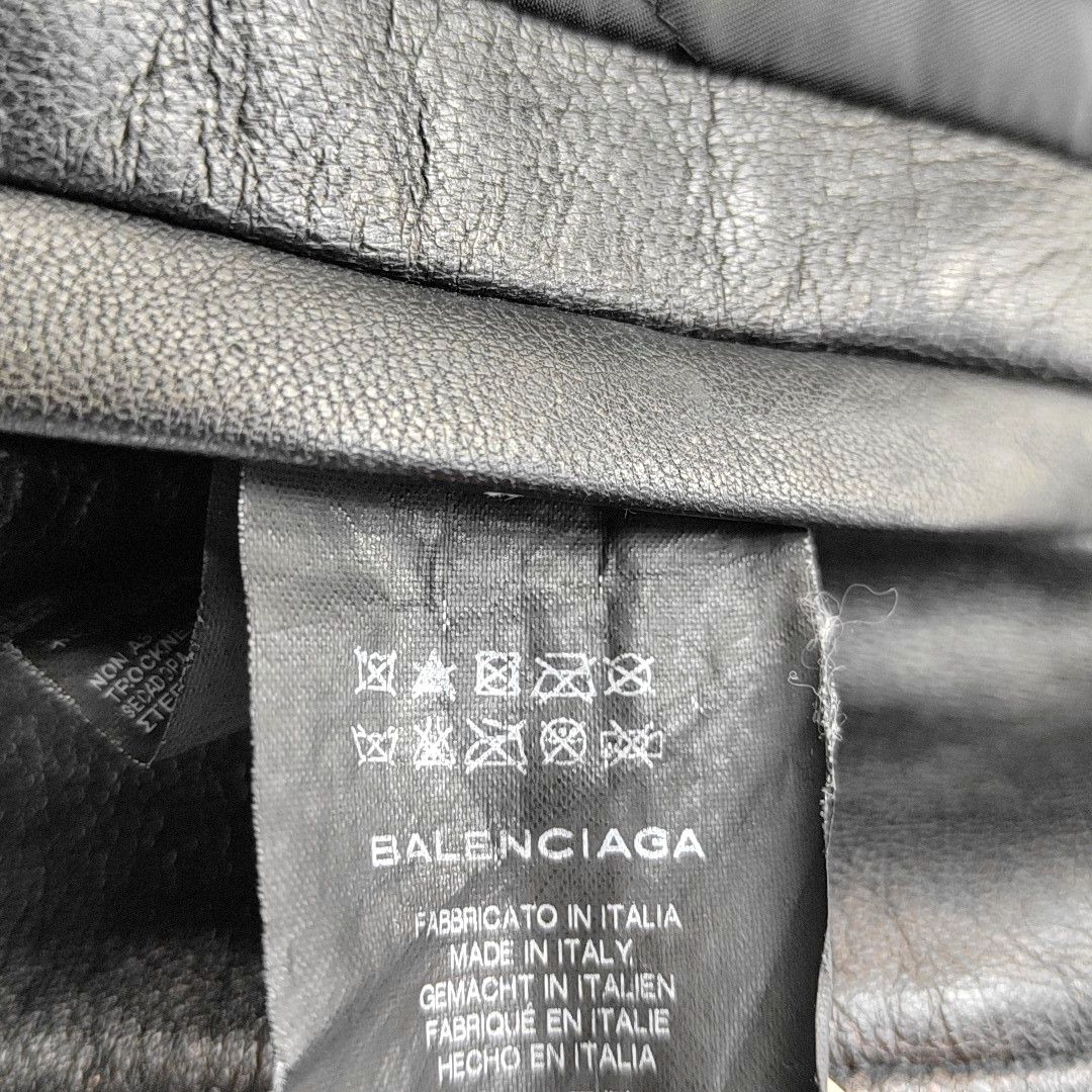 Balenciaga Balenciaga Lambskin Leather Jacket Size 44 Size M / US 6-8 / IT 42-44 - 4 Thumbnail