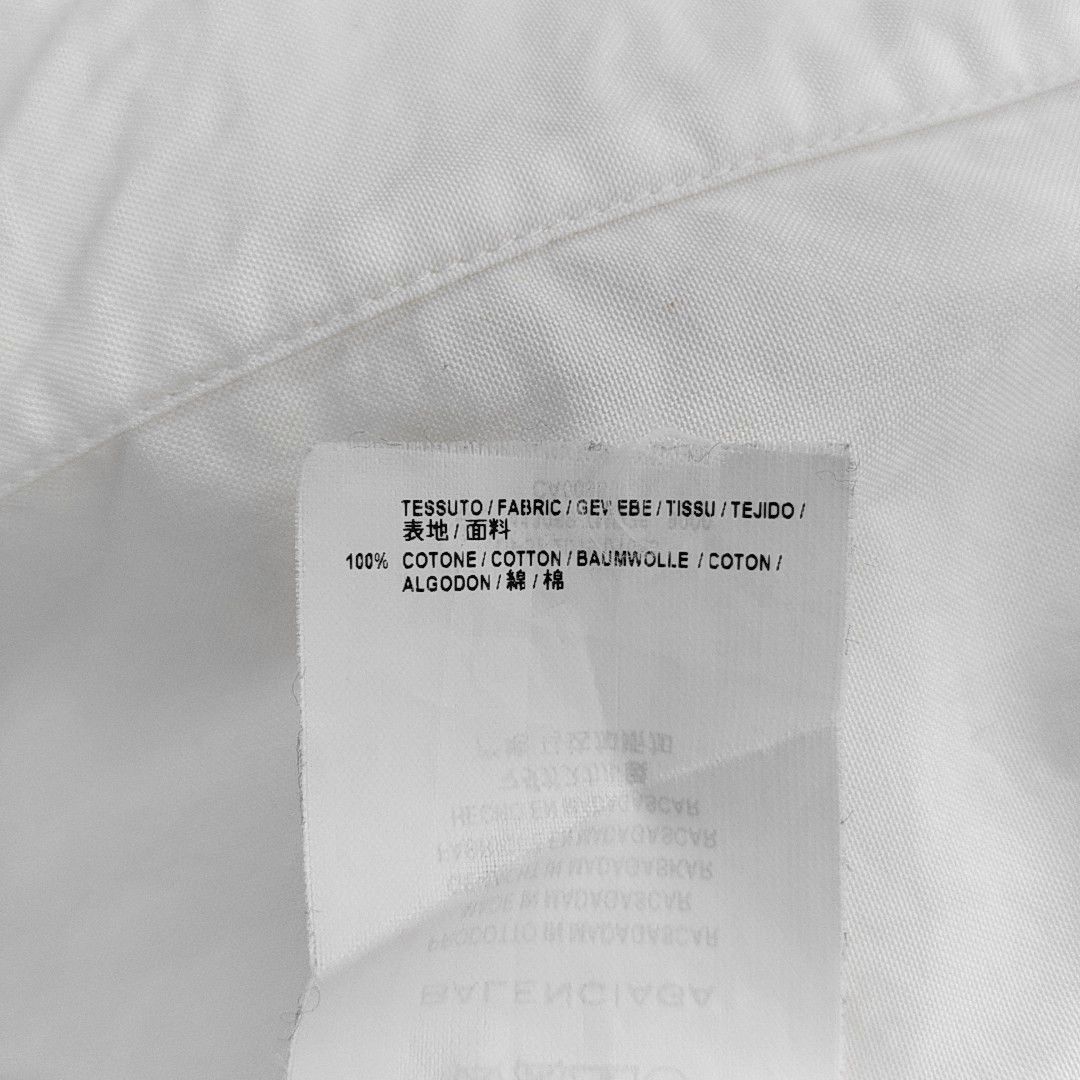 Balenciaga Balenciaga White Cotton Button Up Shirt Size 36 Size XS / US 0-2 / IT 36-38 - 3 Thumbnail