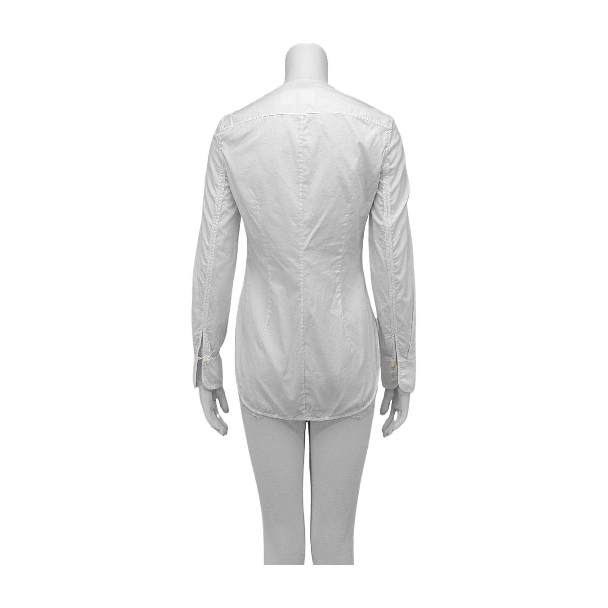 Balenciaga Balenciaga White Cotton Button Up Shirt Size 36 Size XS / US 0-2 / IT 36-38 - 2 Thumbnail