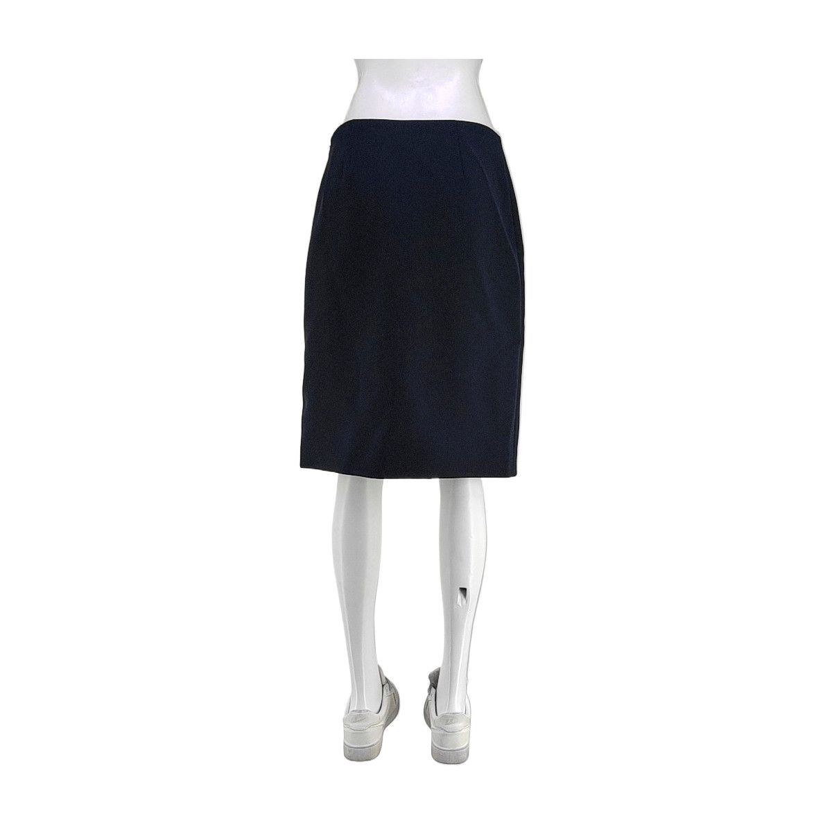 Balenciaga Balenciaga Navy Blue Mini Skirt Size 38 Size 27" / US 4 / IT 40 - 2 Thumbnail