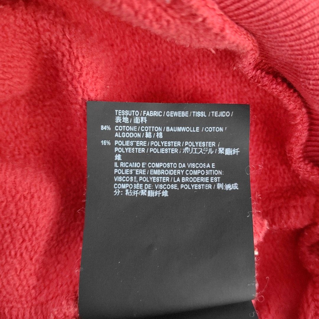 Balenciaga Balenciaga Red Embossed Logo Sweatshirt Size 9-12M Size ONE SIZE - 3 Thumbnail