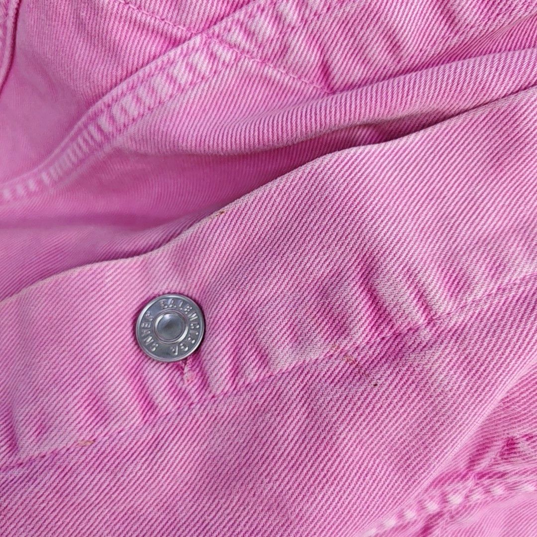 Balenciaga Balenciaga Pink Denim Jacket Size 34 Size XS / US 0-2 / IT 36-38 - 5 Thumbnail