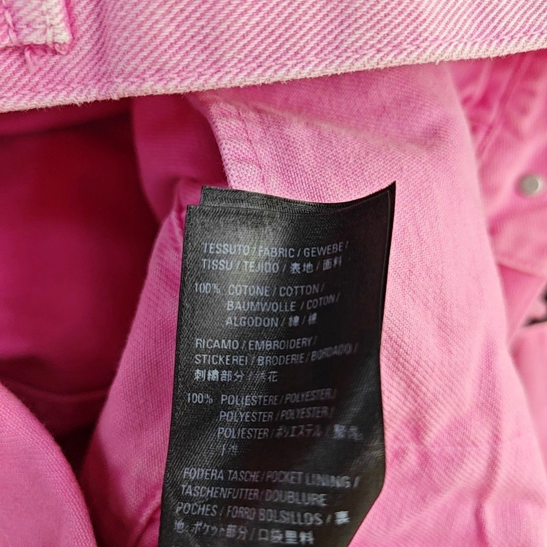 Balenciaga Balenciaga Pink Denim Jacket Size 34 Size XS / US 0-2 / IT 36-38 - 3 Thumbnail