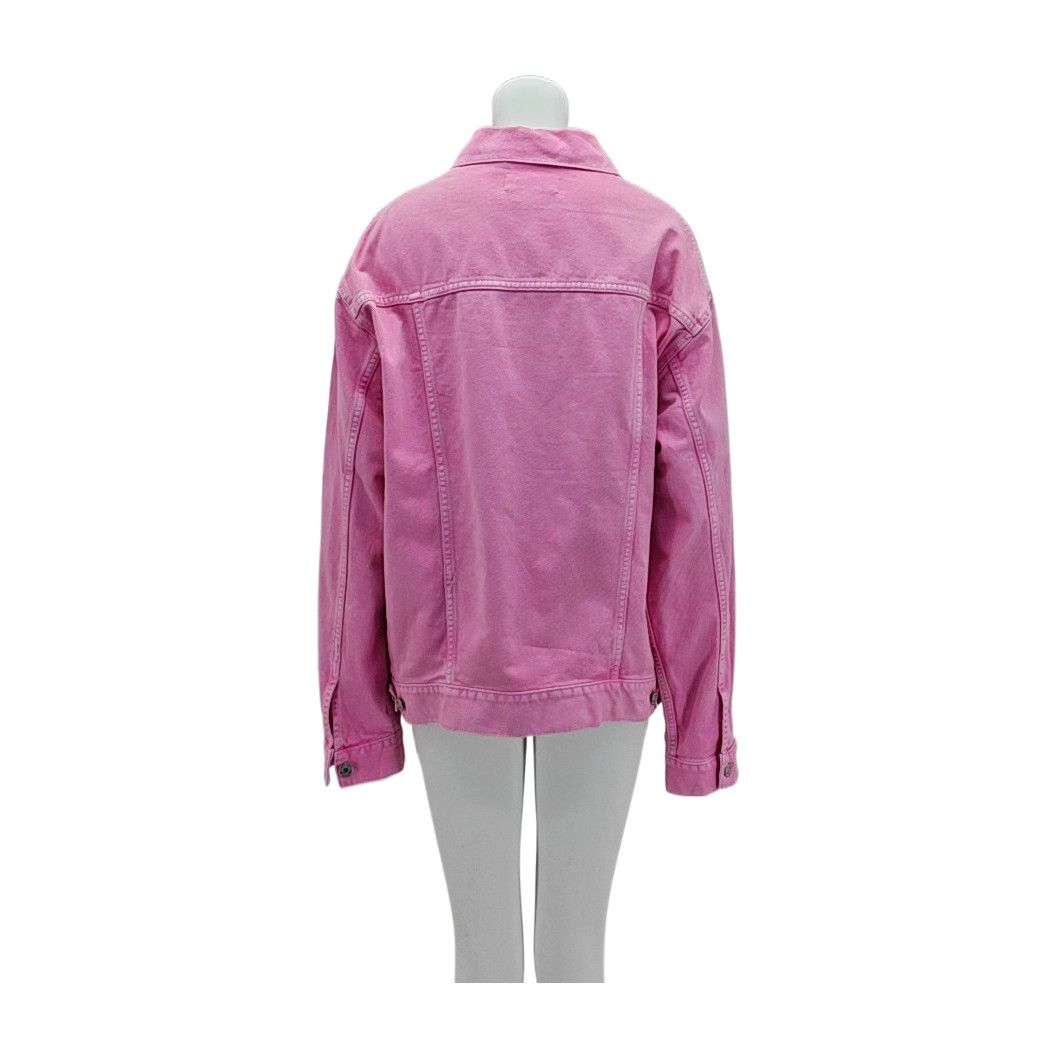 Balenciaga Balenciaga Pink Denim Jacket Size 34 Size XS / US 0-2 / IT 36-38 - 2 Thumbnail