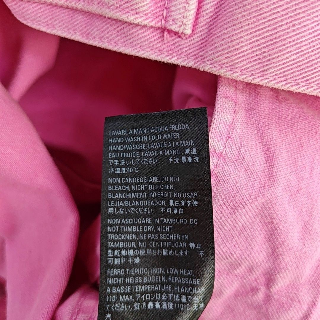 Balenciaga Balenciaga Pink Denim Jacket Size 34 Size XS / US 0-2 / IT 36-38 - 4 Thumbnail