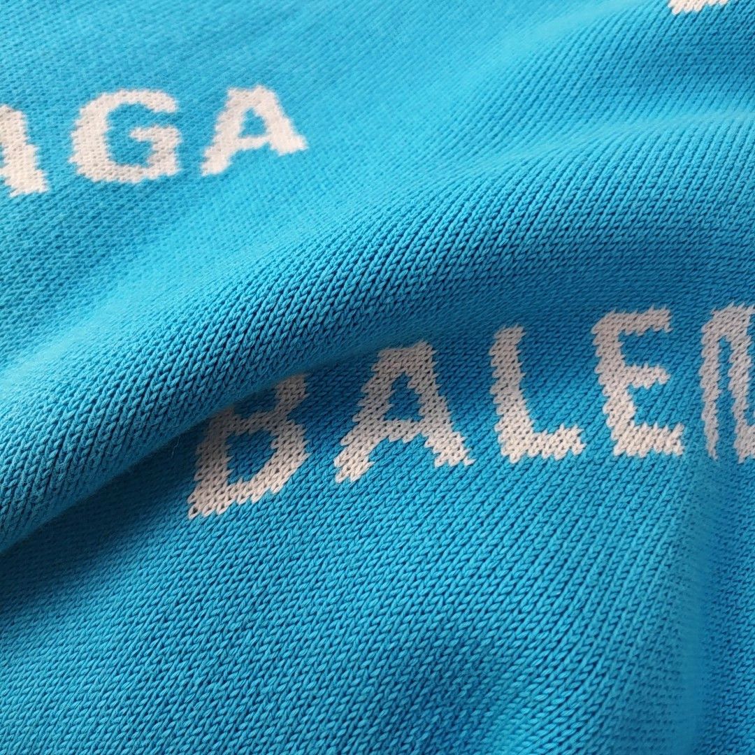Balenciaga Balenciaga All Over Logo Knit Sweater Size S Size S / US 4 / IT 40 - 6 Thumbnail