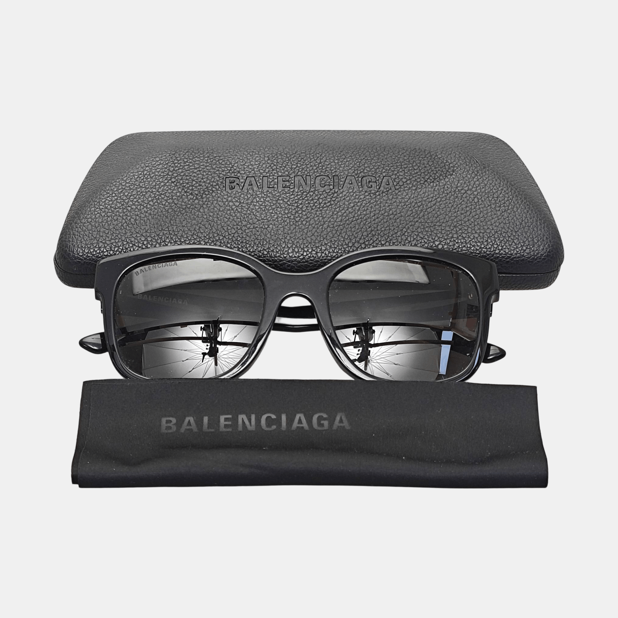 Balenciaga Balenciaga Square Polarized Sunglasses One Size Size ONE SIZE - 5 Thumbnail