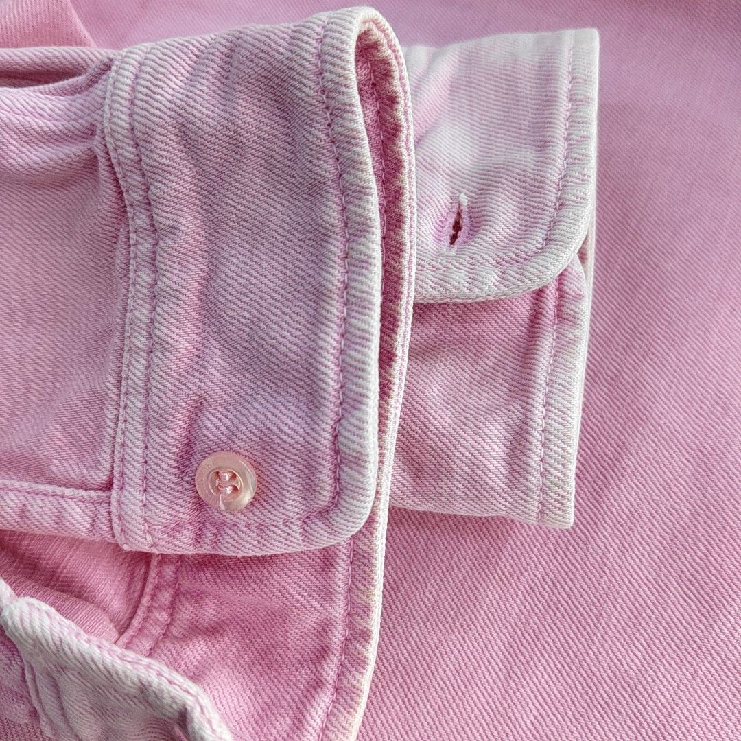 Balenciaga Balenciaga Logo Back Pink Shirt Size XXS Size US XS / EU 42 / 0 - 10 Thumbnail