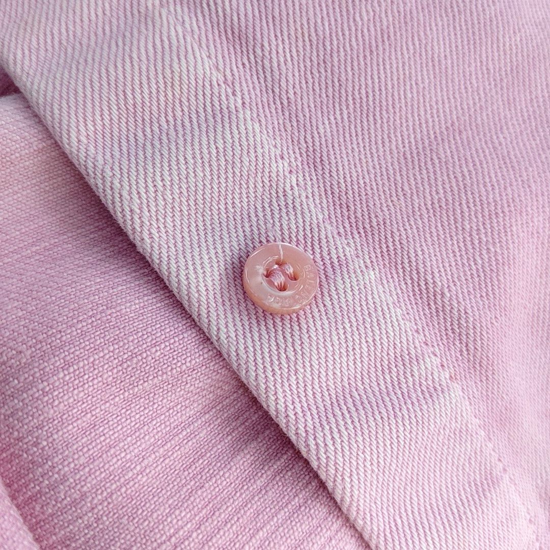 Balenciaga Balenciaga Logo Back Pink Shirt Size XXS Size US XS / EU 42 / 0 - 5 Thumbnail