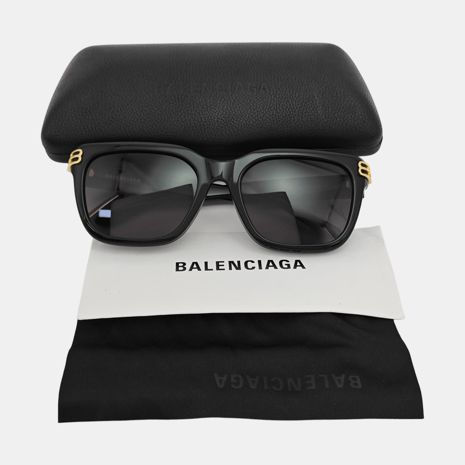 Balenciaga Balenciaga BB0433SK Square Sunglasses ONE SIZE Size ONE SIZE - 5 Thumbnail
