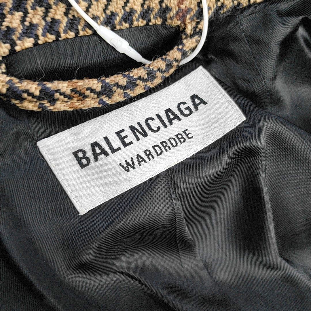 Balenciaga Balenciaga Houndstooth Double Breasted Blazer Size 34 Size XXS / US 00 / IT 34 - 5 Thumbnail
