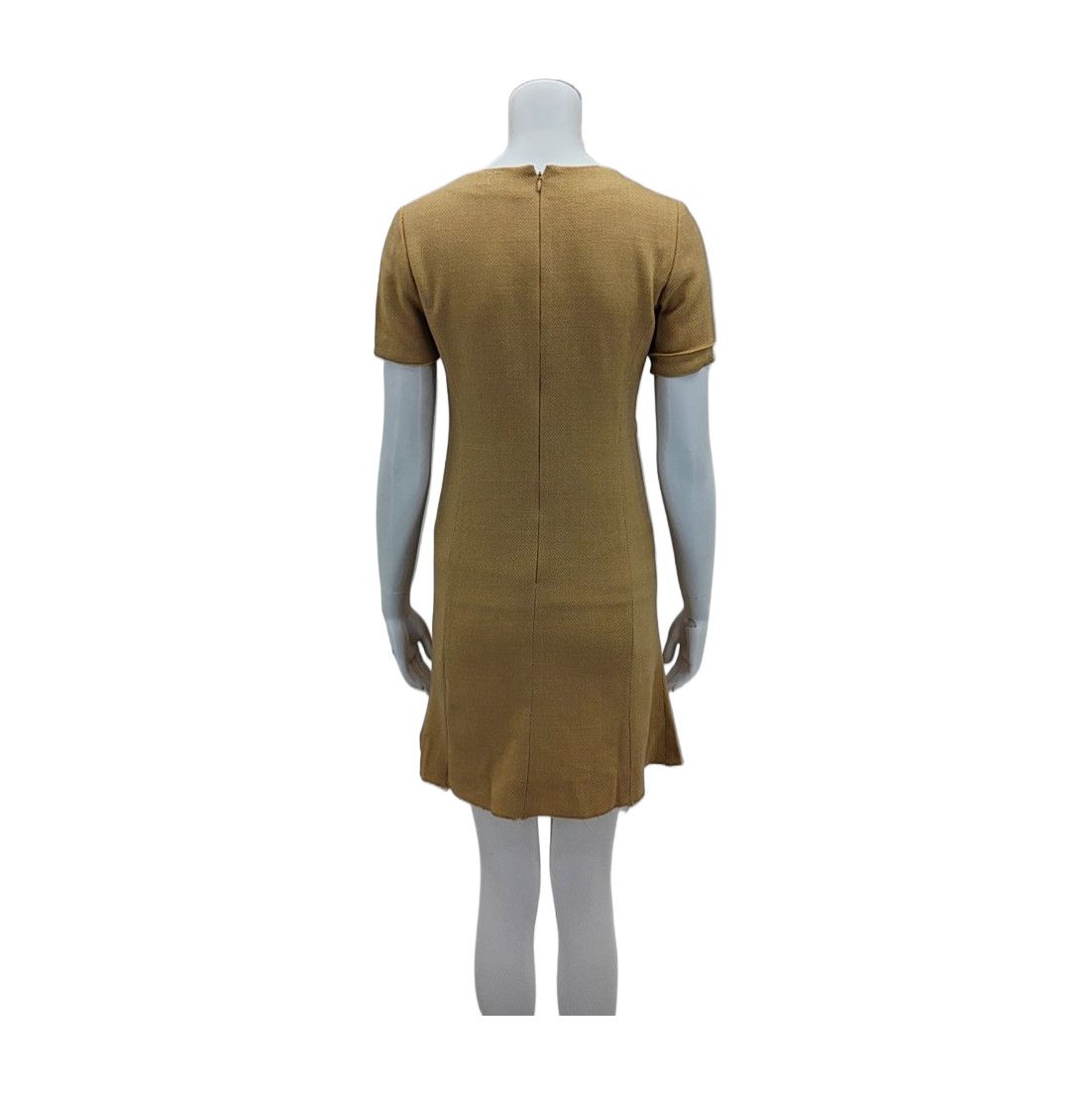 Balenciaga Balenciaga Brown Wool Mini Dress Size 38 Size S / US 4 / IT 40 - 2 Thumbnail