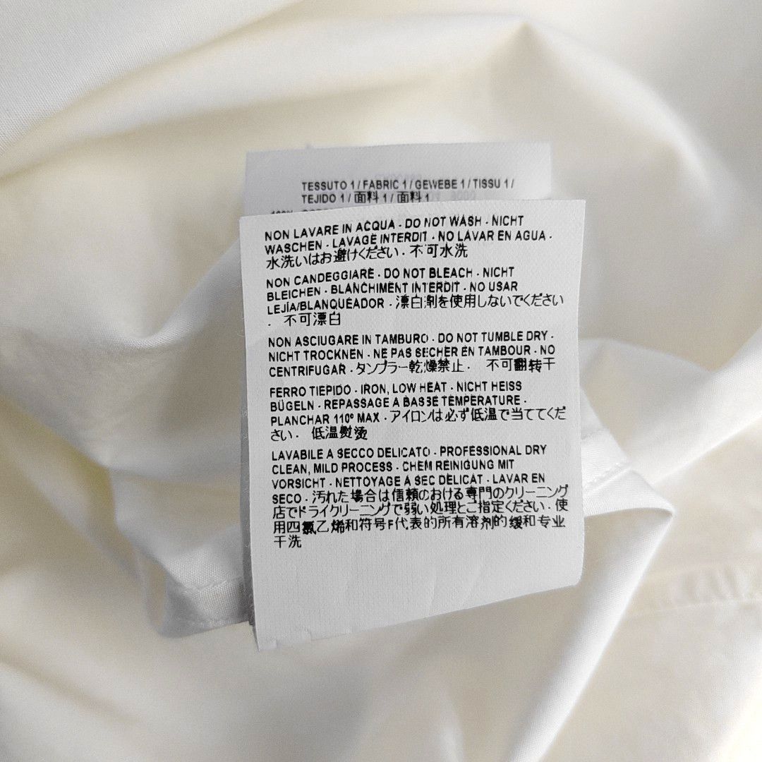 Balenciaga Balenciaga White Cotton Button Up Shirt Size 34 Size XS / US 0-2 / IT 36-38 - 4 Thumbnail