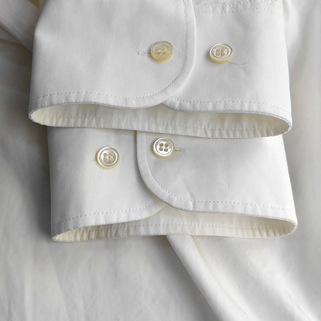 Balenciaga Balenciaga White Cotton Button Up Shirt Size 34 Size XS / US 0-2 / IT 36-38 - 10 Thumbnail