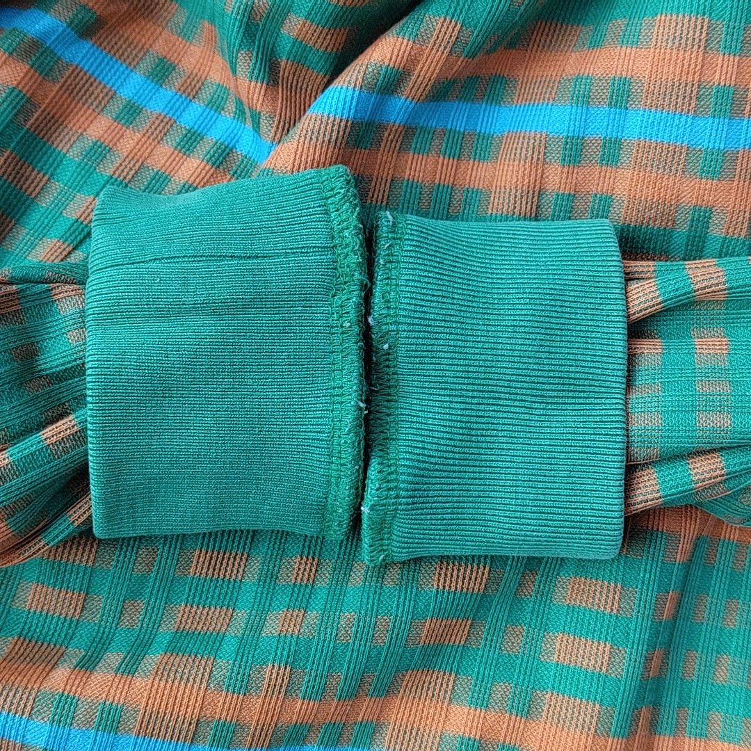 Balenciaga Balenciaga Plaid Long Sleeve Polo Size L Size L / US 10 / IT 46 - 11 Thumbnail