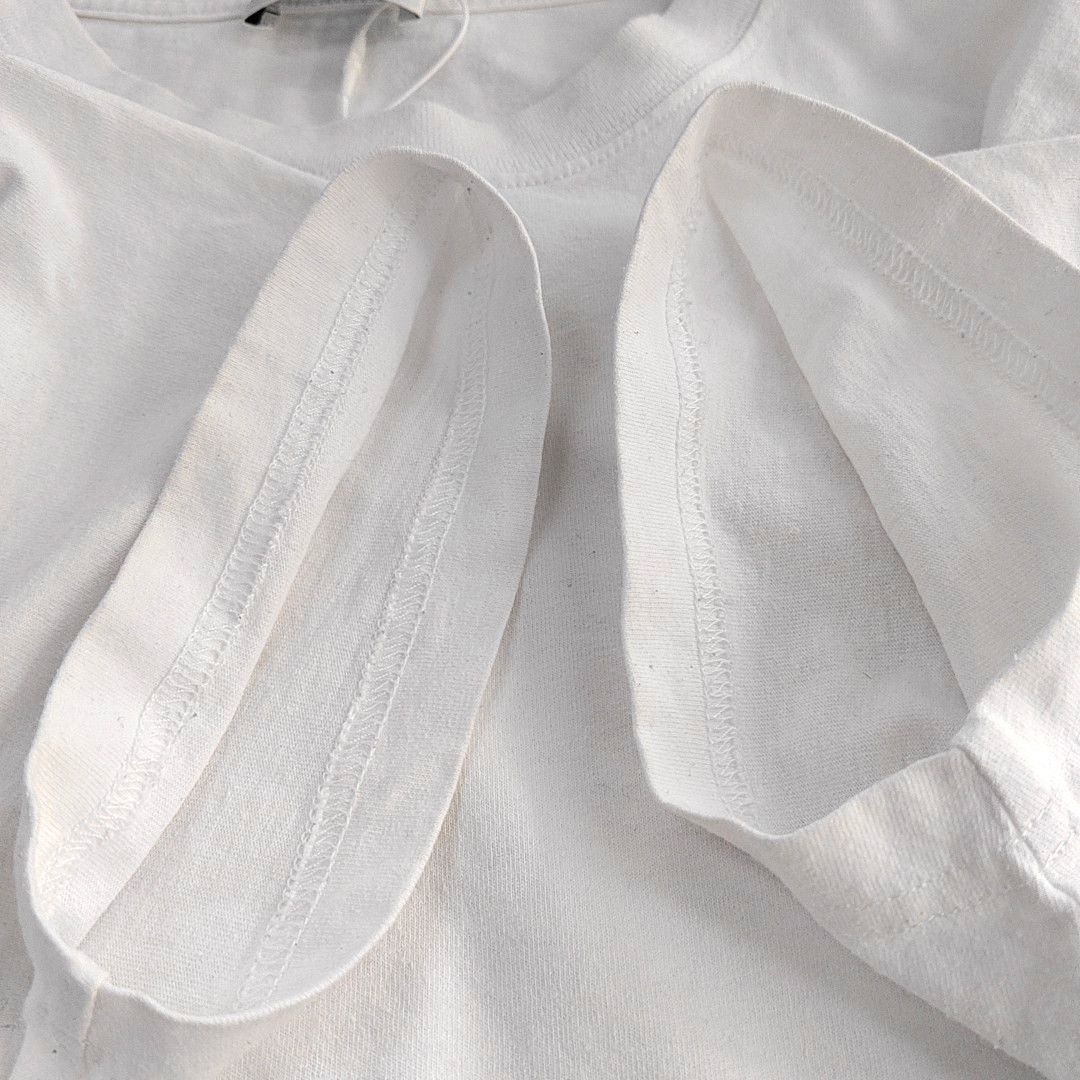 Balenciaga Balenciaga White Cotton T-Shirt Size L Size L / US 10 / IT 46 - 8 Thumbnail