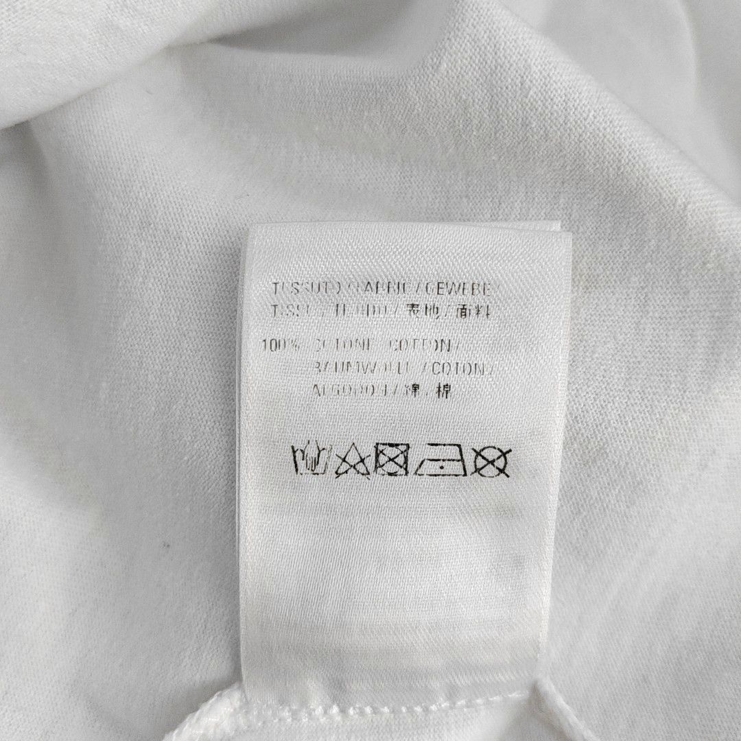 Balenciaga Balenciaga White Cotton T-Shirt Size L Size L / US 10 / IT 46 - 4 Thumbnail