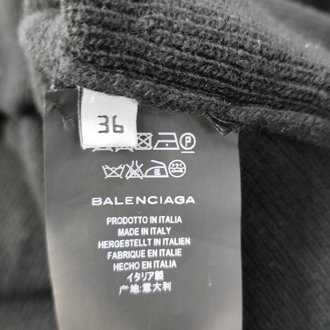 Balenciaga Balenciaga Wool Knit Midi Dress Size 36 Size XS / US 0-2 / IT 36-38 - 4 Thumbnail