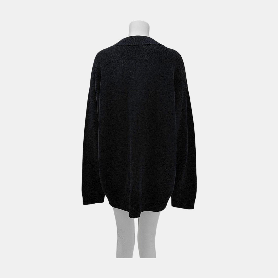 Balenciaga Balenciaga Wool V-Neck Sweater XS Size XS / US 0-2 / IT 36-38 - 2 Thumbnail