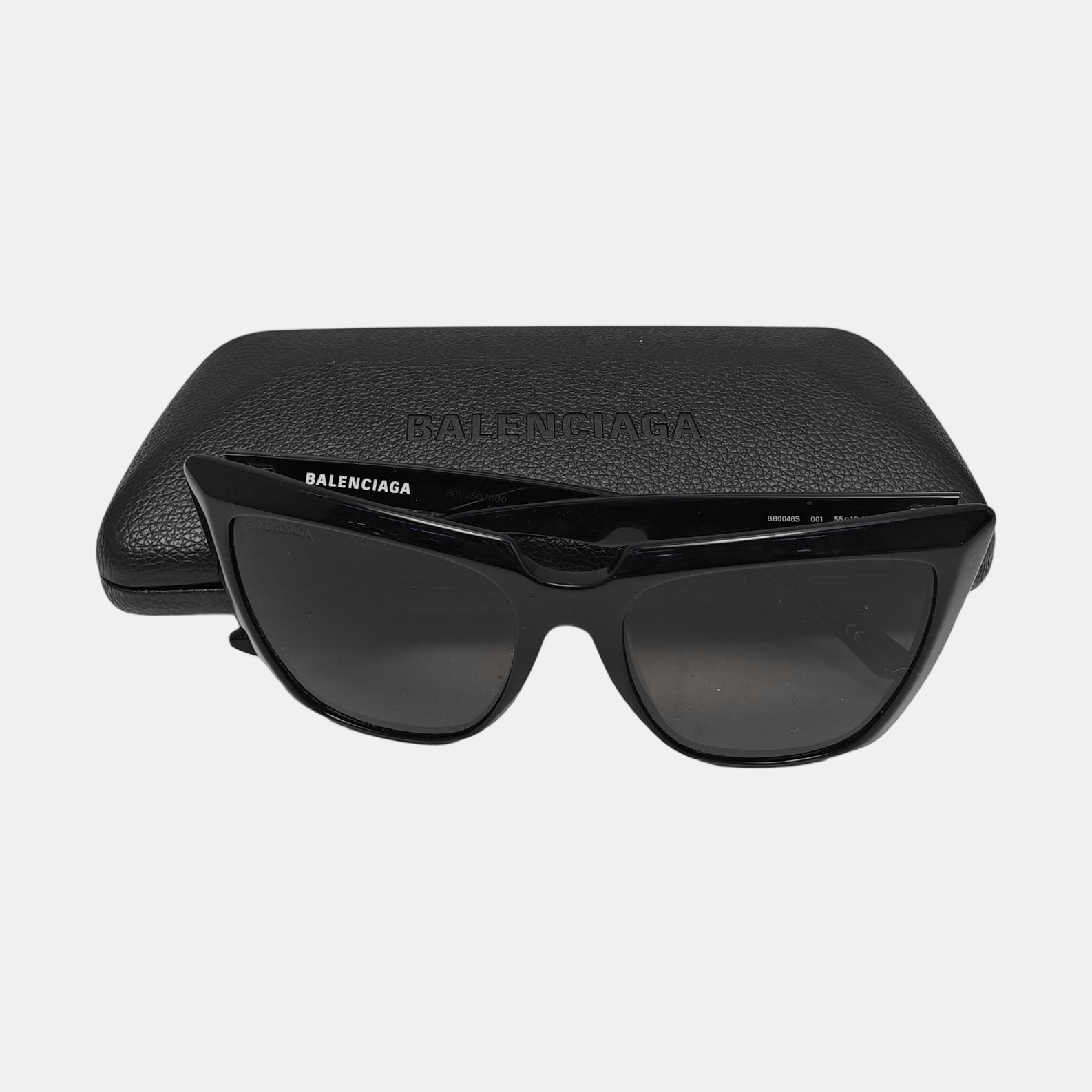 Balenciaga Balenciaga BB0046S Black Sunglasses Size ONE SIZE - 5 Thumbnail